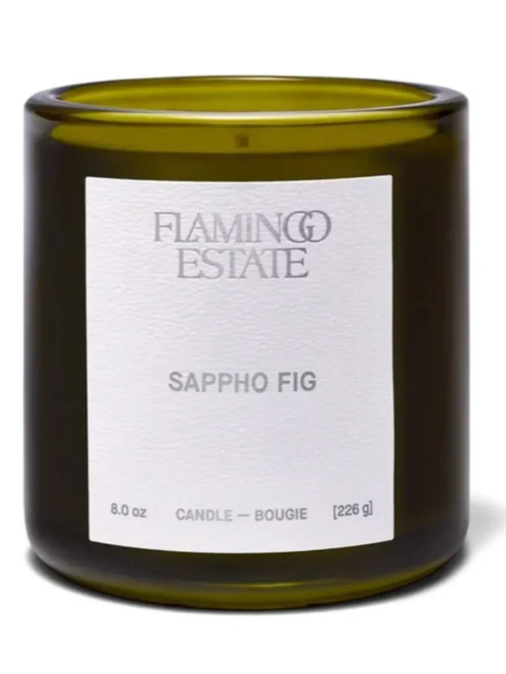 FLAMINGO ESTATE Sappho Fig Scented Candle - 8oz. w/box NEW